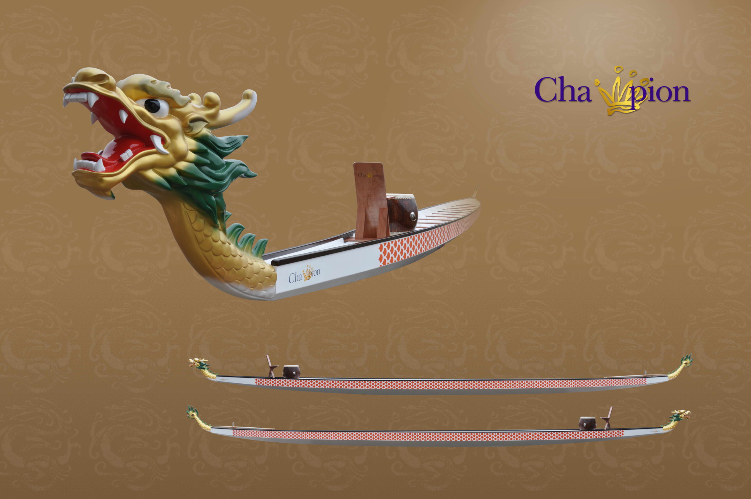 Champion 12 m / 22 person dragon boat
